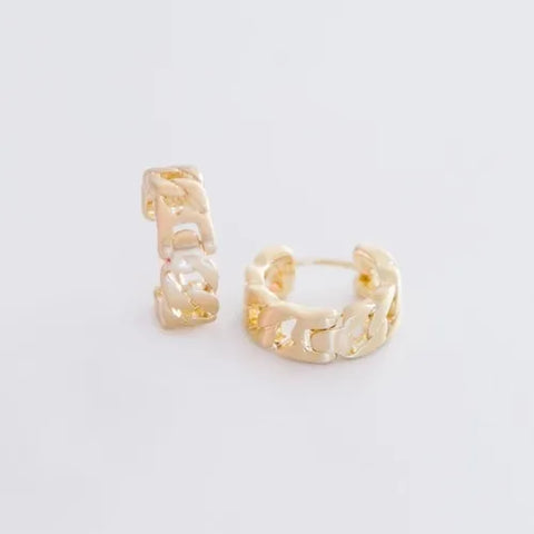 Susie Link Earrings-Gold