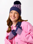 Hadley Beanie-Navy/Pink