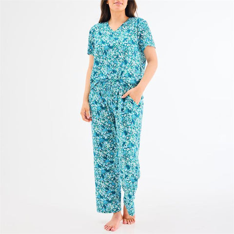 Alli All Day Dreaming L/S Pant With S/S Top PJ Set