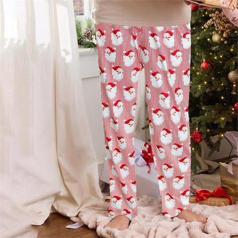 Santa Baby Pajama Pants-Red
