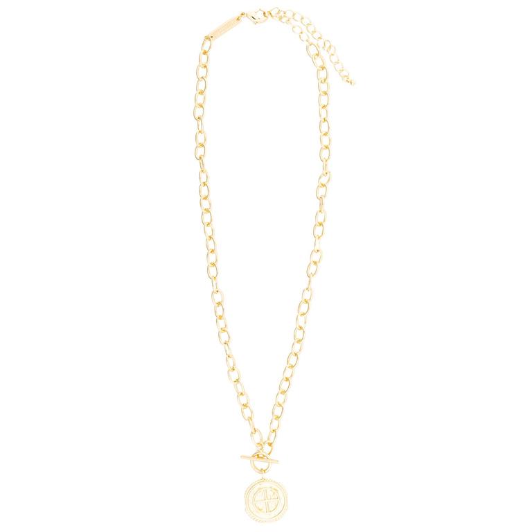 Monroe Toggle Necklace-Gold