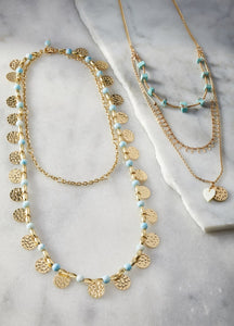 Sunshine Necklace-Turquoise
