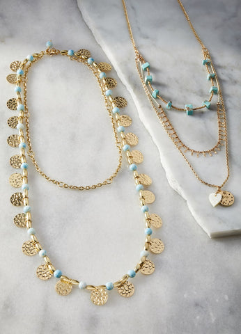 Sunshine Necklace-Turquoise