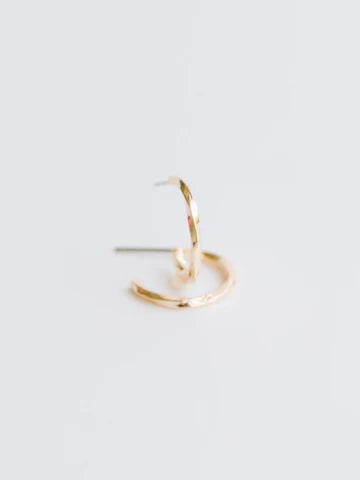 Rebecca Hoop Earrings-Gold