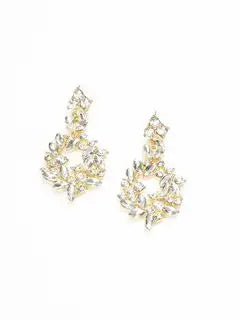 Casey Diamond Earrings-Gold