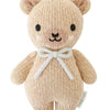 Baby Honey Bear Stuffed Animal W/Robin's Egg Blue Bow