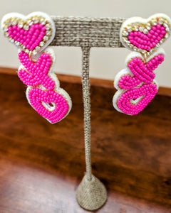 XOXO Valentine Earrings