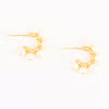 Noelle Small Pearl Hoop Earrings