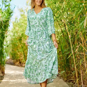 Melissa Island Oasis Dress-Green