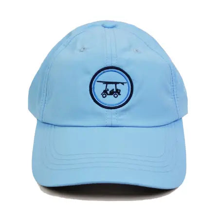 Circle Logo Trucker Hat-Lt Blue