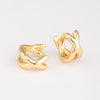 Melanie Small Open Hoop Earrings-Gold