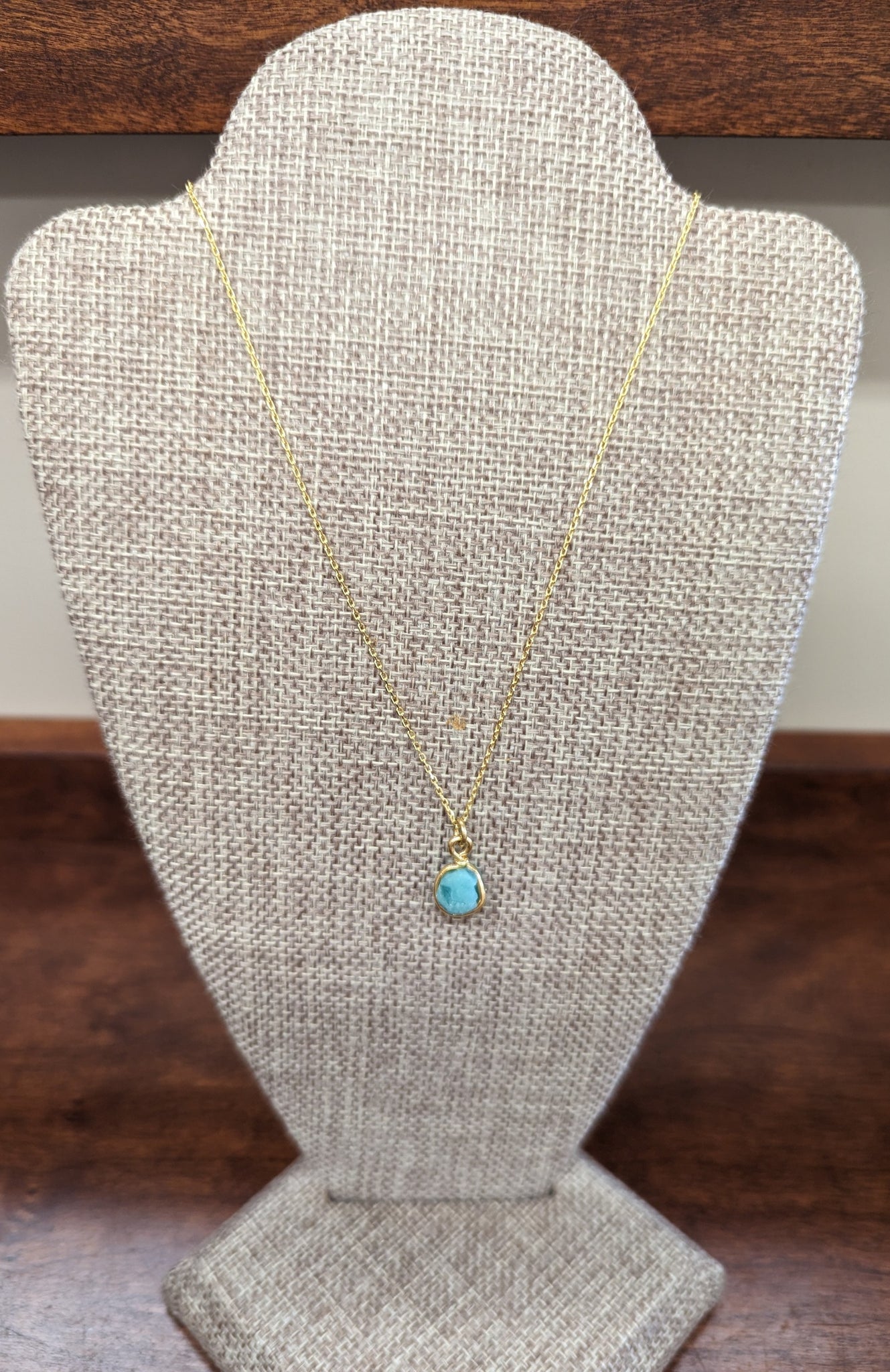 Turquoise Stud Necklace