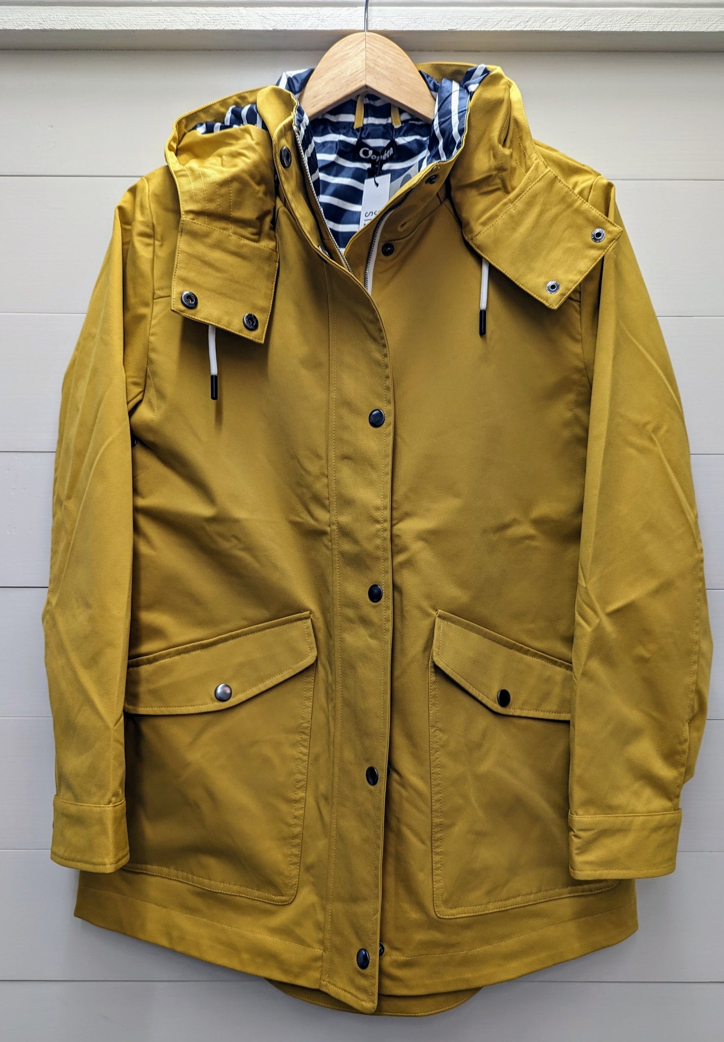 Nautical Rain Coat-Yellow