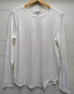 L/S Crew Neck T-Shirt-Ivory