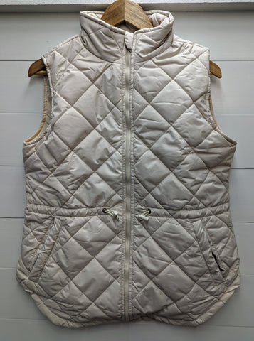 Down Vest-Cream