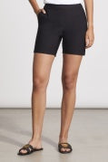 Flatten It Pull On Short W/Bk Pkts-Black