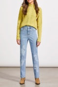 Brooke Hugging Straight Leg Ankle Jeans-Chalk Blue