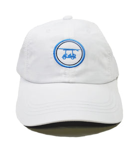 Circle Logo Trucker Hat-White