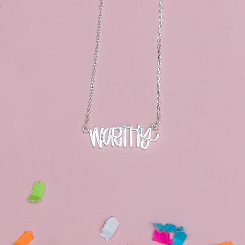 Silver Worthy Necklace