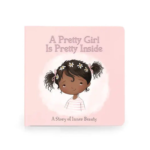 A Pretty Girl Board Book-Black Hair