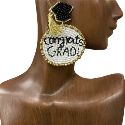 Congrats Grad Earrings
