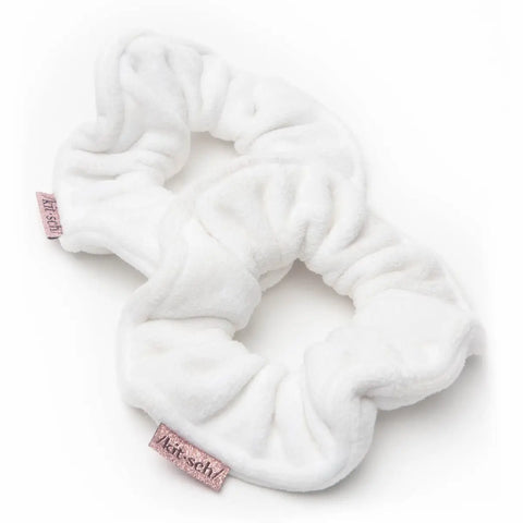Towel Scrunchie 2 Pak-White