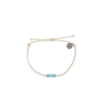 Druzy Silver Bracelet - Vanilla